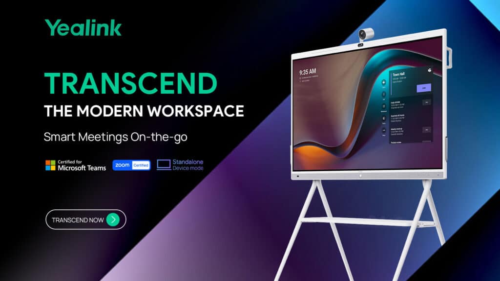 Read more about the article Yealink MeetingBoard Transcend the Modern Workspace