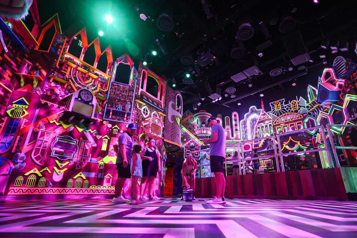 Meow Wolf Lounge & Stage A/V System